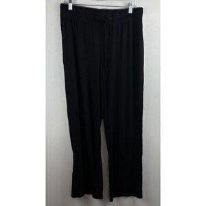 Cynthia‎ Rowley Sleep Lounge Pants Medium Black Knit Soft Comfy Stretch